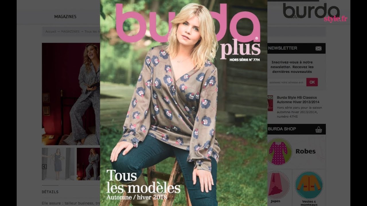 burda grande taille 2018
