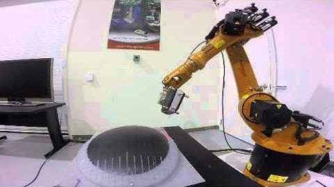 Robotic laser scanning of an AFP ply layup surface