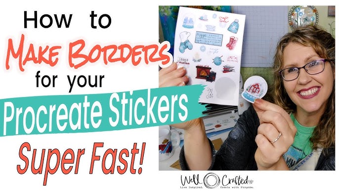 How to Make 3D Layered Stickers on Procreate with Cricut - Well Crafted  Studio