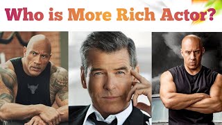 Top 5 Richest Actors in the World 2024||Richest male actor