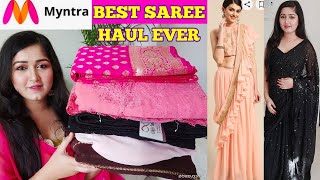 myntra fancy saree