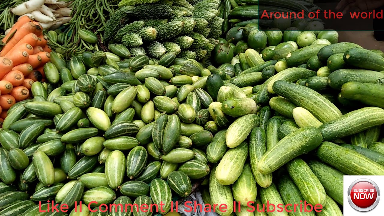 Fresh vegetable market Dhaka, Bangladesh II Street vegetable market