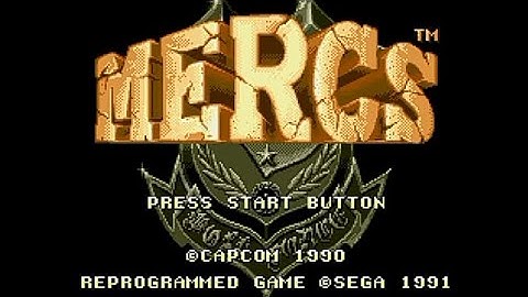 Mercs Sega Genesis Arcade Mode Gameplay # 1