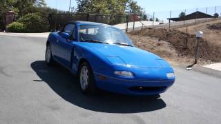 Athlete Statistics 1 Owner 1990 Mazda Miata MX-5 5 spd Convertible For Sale 81k Orig MI