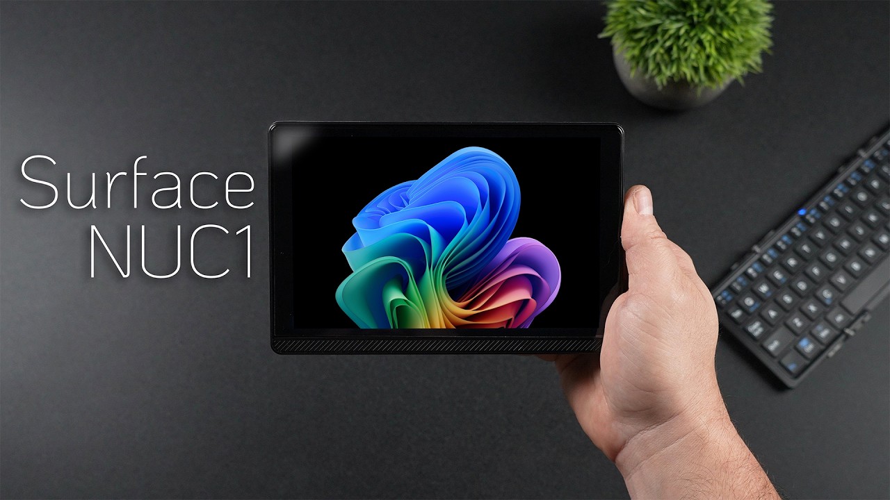 Surface NUC1: Extravagante tablet de bolsillo con Windows e Intel