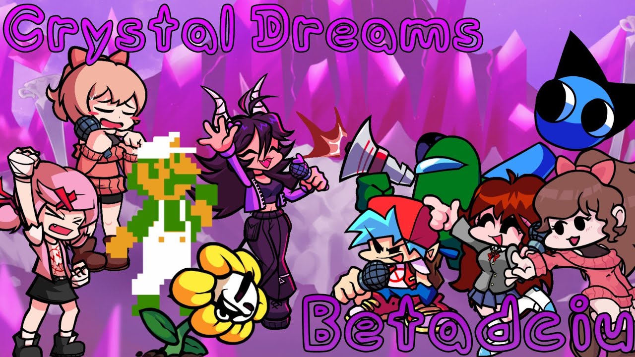 Crystal Dreams But Everyone Sings it [FNF] - YouTube