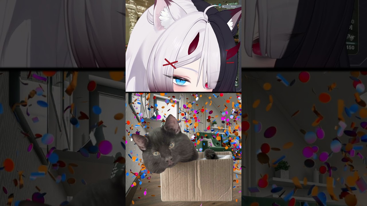 MY CAT IS A CHONKER! #shorts #vtuber #vtuberclips