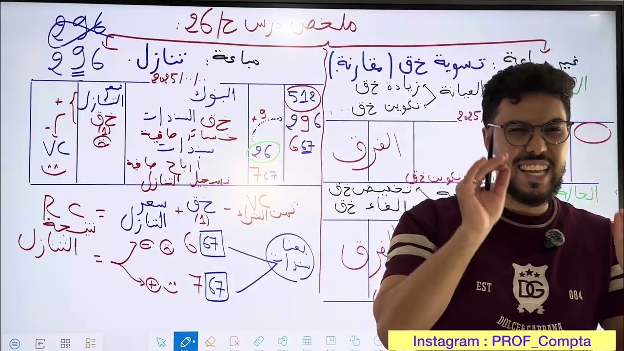 الحلقة (3) : ترسيخ القيود ح/26 سندات المساهمة 🎧😍🌍.