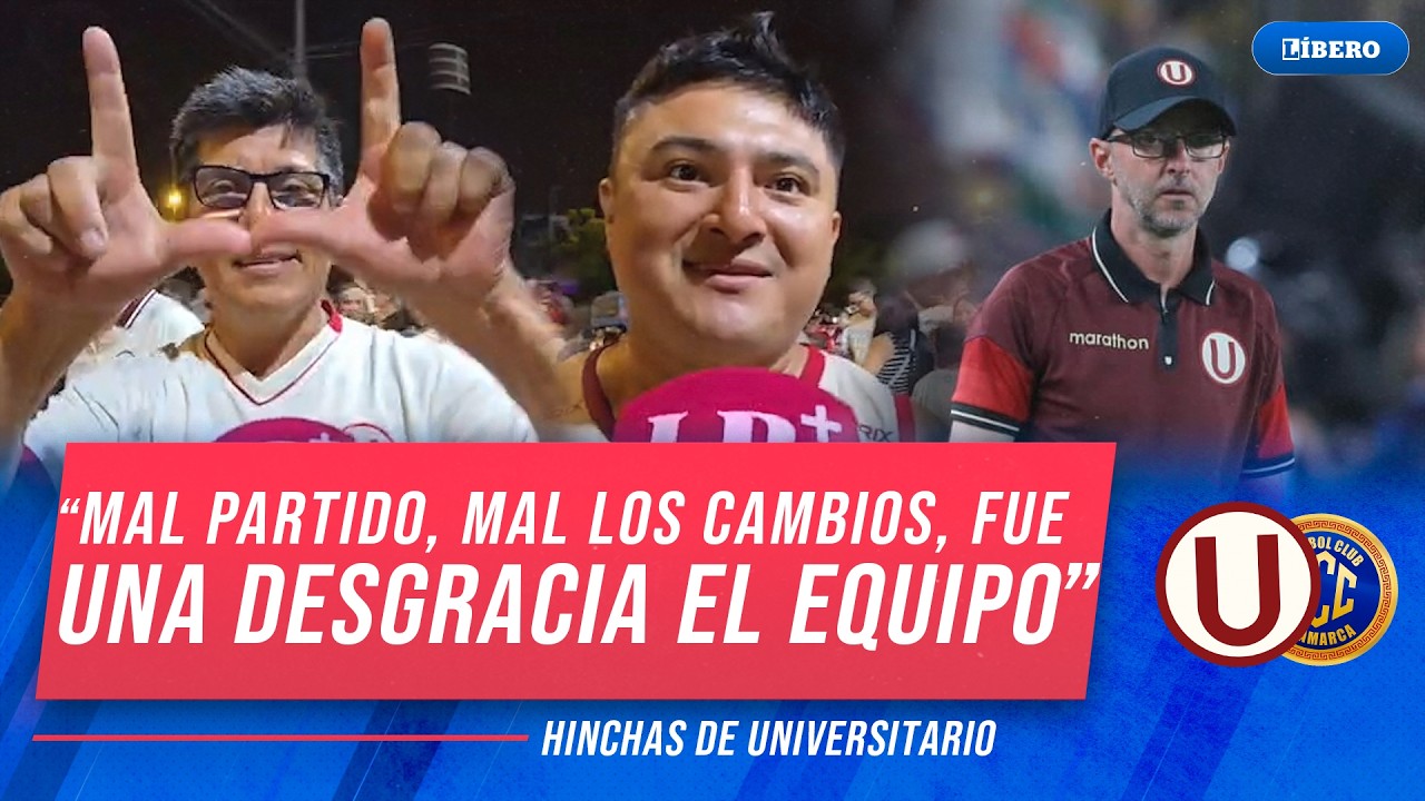 Hinchas de UNIVERSITARIO reaccionan INCONFORMES pese al triunfo ante FC CAJAMARCA en casa | Líbero