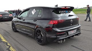 420HP Volkswagen Golf 8 R Stage 2 NAR&amp;CAR - Revs, Launch Control, Drag Racing!