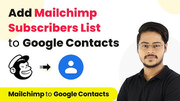 How to Add New Mailchimp Subscribers List to Google Contacts (Hindi) - Mailchimp to Google Contacts