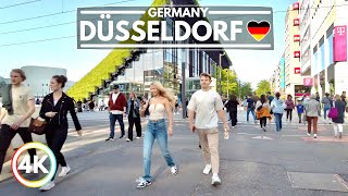 Düsseldorf is a Wonderful and Enchanting City, May 2023 Update - 4K City Walking Tour