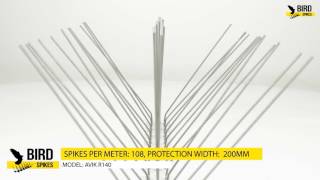 How to keep birds away? Bird Spikes Avik R140. Solution for problems with pigeons. Keep Pigeons And Birds Away With 14 Diy Bird Spikes
