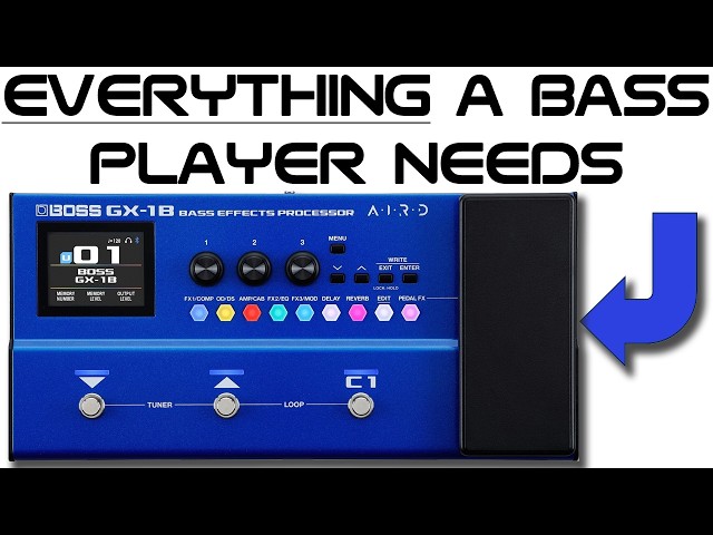 Boss GX-1B: The Ultimate All-In-One Bass Processor (Review) - YouTube