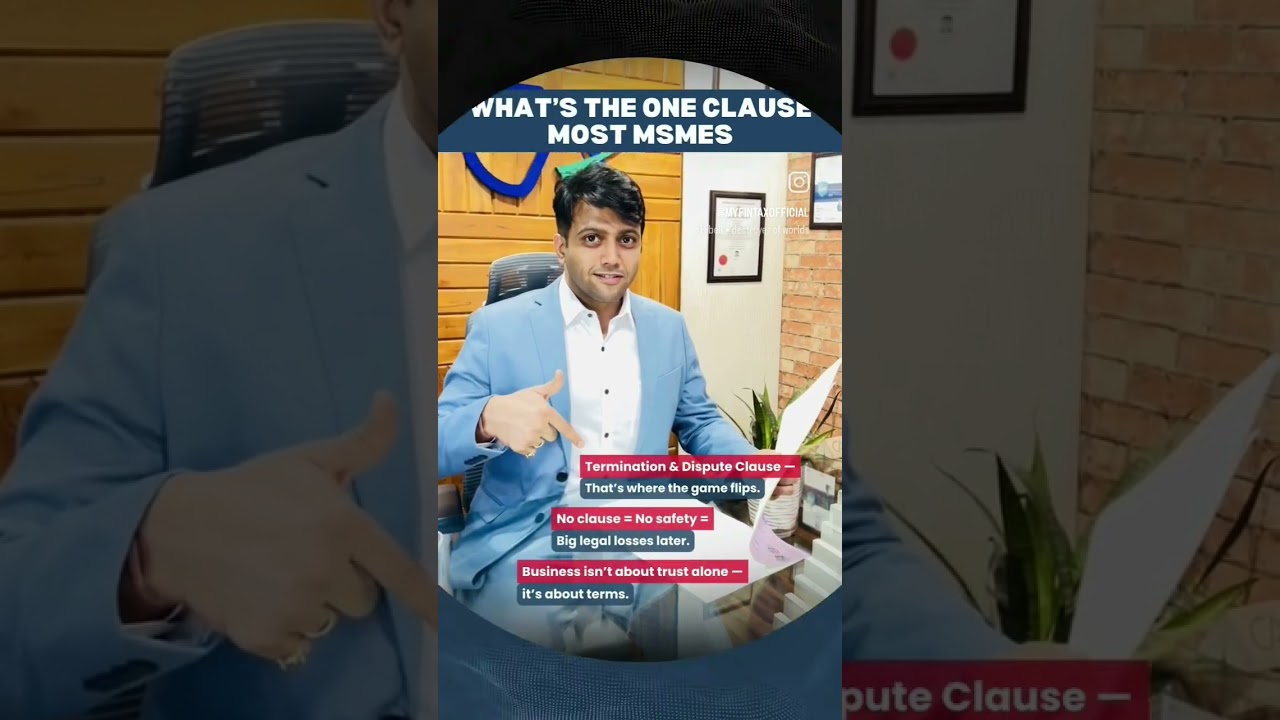 What's the one Clause most MSMES Forget in Vendor Agreement | 