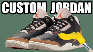 Custom Air Jordan 3 shoes inspired by Kobe Bryant and LeBron James!