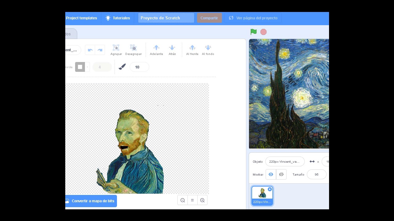 Noche estrellada scratch y machine learning for kids youtube