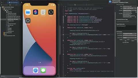 App 3: Shopping List
