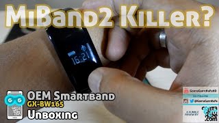 MI BAND 2 KILLER? Unboxing Smartband OEM - GX-BW165 screenshot 5