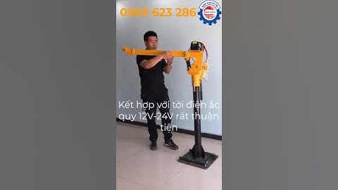 Cẩu xoay 360 độ khung rút lắp trên xe tải - Kết hợp tời điện 12V | mayxaydungthanglong 0969 623 286