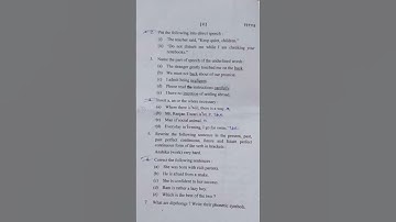 HNBGU PREVIOUS YEAR QUESTION PAPER ENGLISH LANGUAGE (2021-22) #viral #davpgcollege #trending