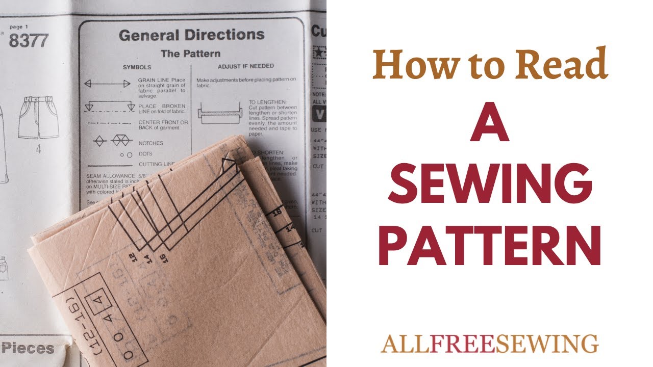 How to Read a Sewing Pattern 