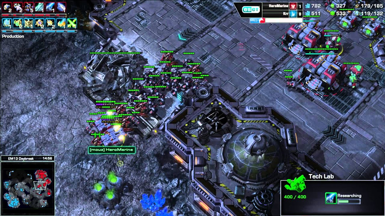 HeroMarine vs Krr - Game 2 - Eset Masters S2 Final