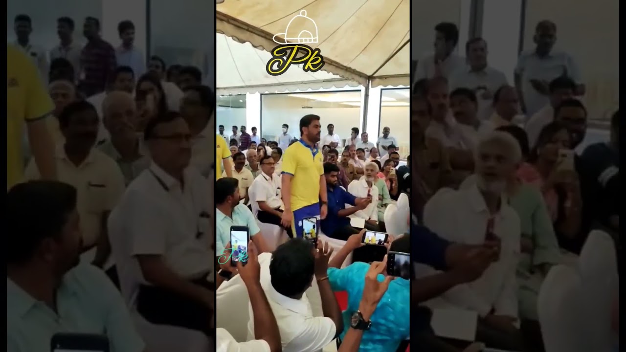 dhoni mass entry opening Chepauk stadium 