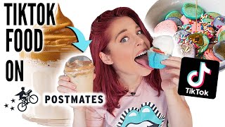 Testing Viral Tik Tok Foods on POSTMATES!!