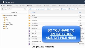 [EASY] HOW TO UPLOAD ADS.TXT FILE ON YOUR WEBSITE || GOOGLE ADSENSE || MAKE MONEY ONLINE