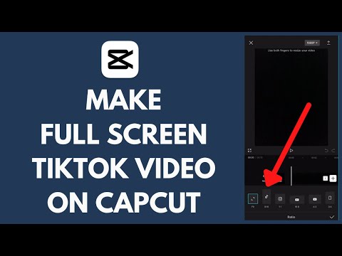 How to Make Full Screen TikTok Videos on CapCut (STEP-BY-STEP)