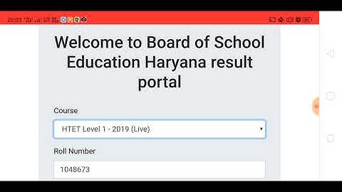 HTET Result 2019 Declared Check HTET PRT, TGT, PGT Results 2019