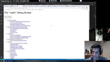 Ep. 124 - Writing a C/C++ Debugger (Vectrex Emulator / C++17)