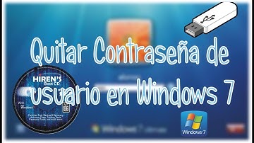 Como quitar contraseña en Windows 7 *Hiren