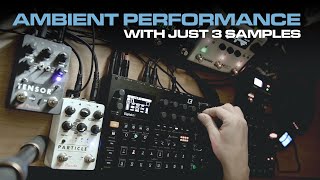 Ambient performance with just 3 samples - Digitakt II, PC12 and effect pedals