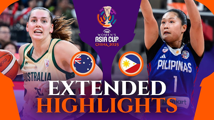 Australia 🇦🇺 vs Philippines 🇵🇭 | Extended Highlights | FIBA Asia Cup Women 2025