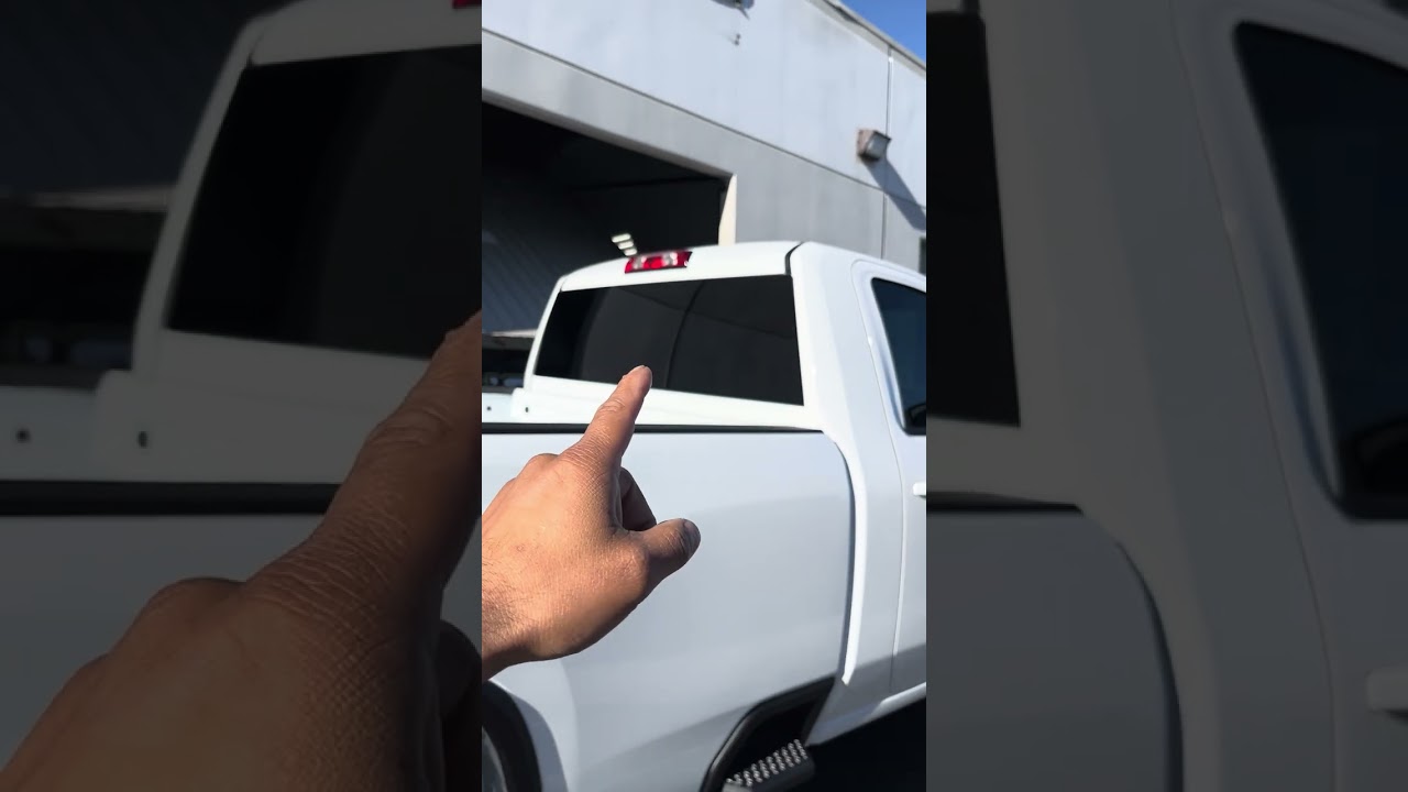 Тонировка стекол Chevrolet Silverado 2025 года, Корона, Калифорния.
