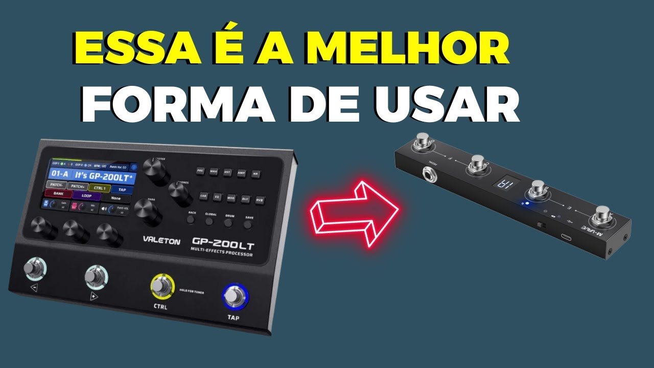 Valeton GP 200 LT + Chocolate Midi Esse é O Melhor Jeito De Usar - YouTube