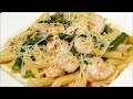 Penne Pasta with Garlic Shrimp - Easy Dinner Recipe