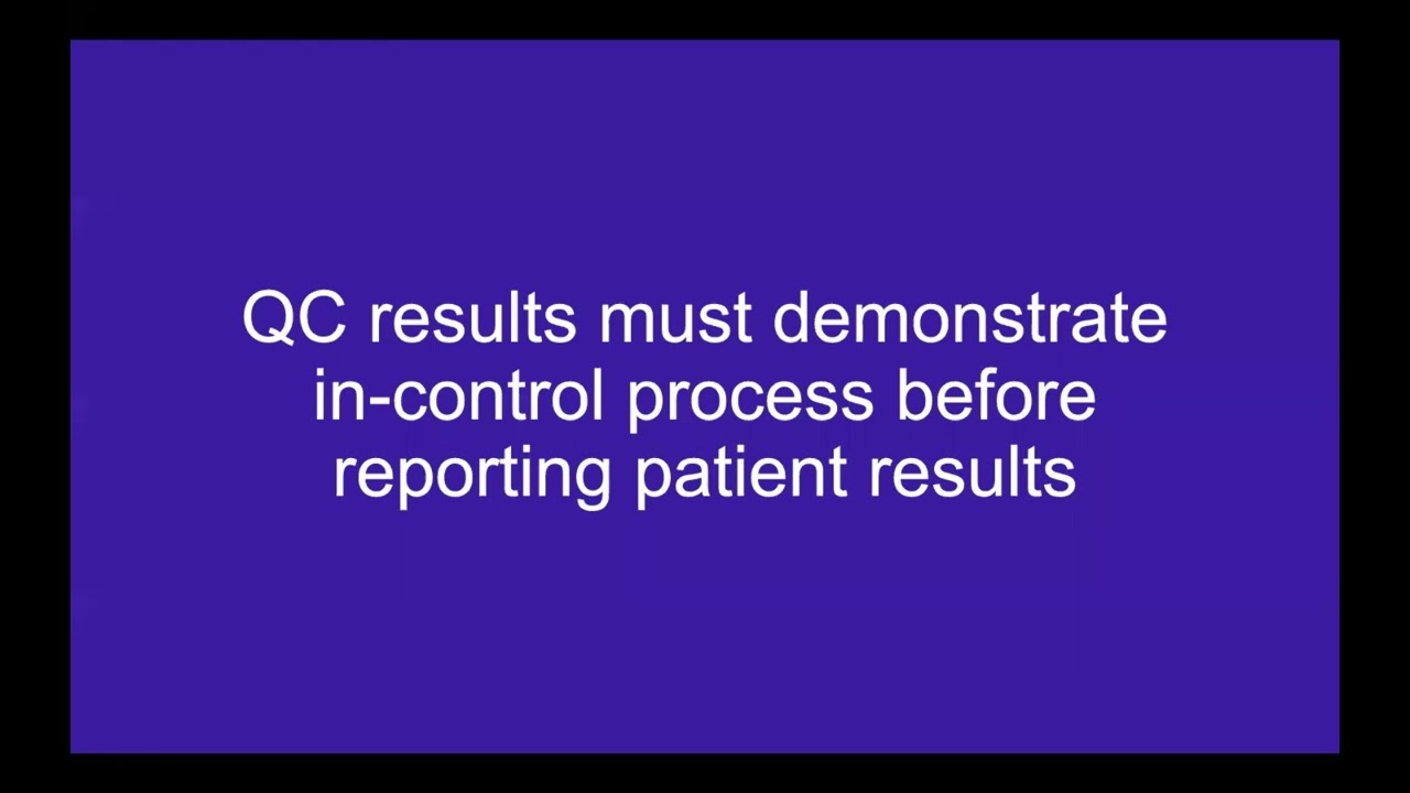 Process Control – Qualitative Quality Control and Case Review