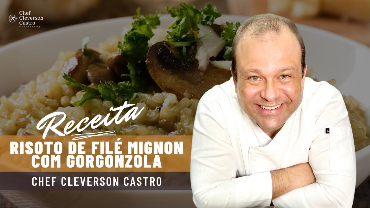Risoto de filé mignon com gorgonzola