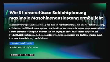 EMO Innovation Stage | Shyftplan (DE)