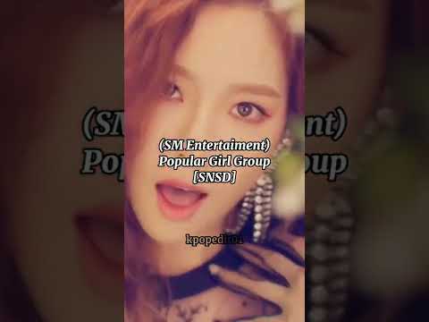Most popular K pop Groups Of each Entertaiment Part 1 #foryou #kpop #kpopedit