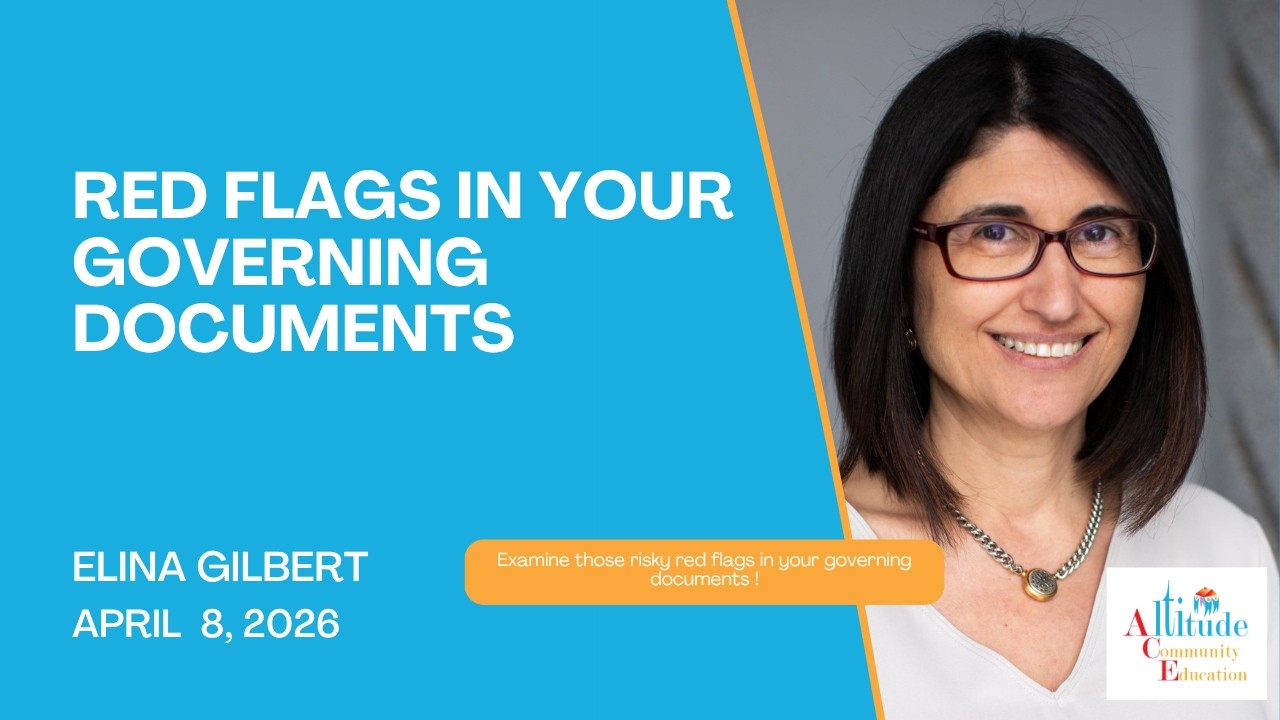 Red Flags in Your Governing Documents