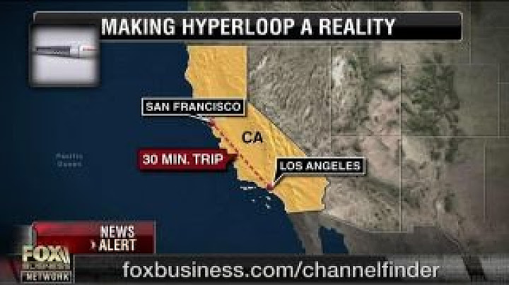 L.A. to San Francisco in 30 minutes?