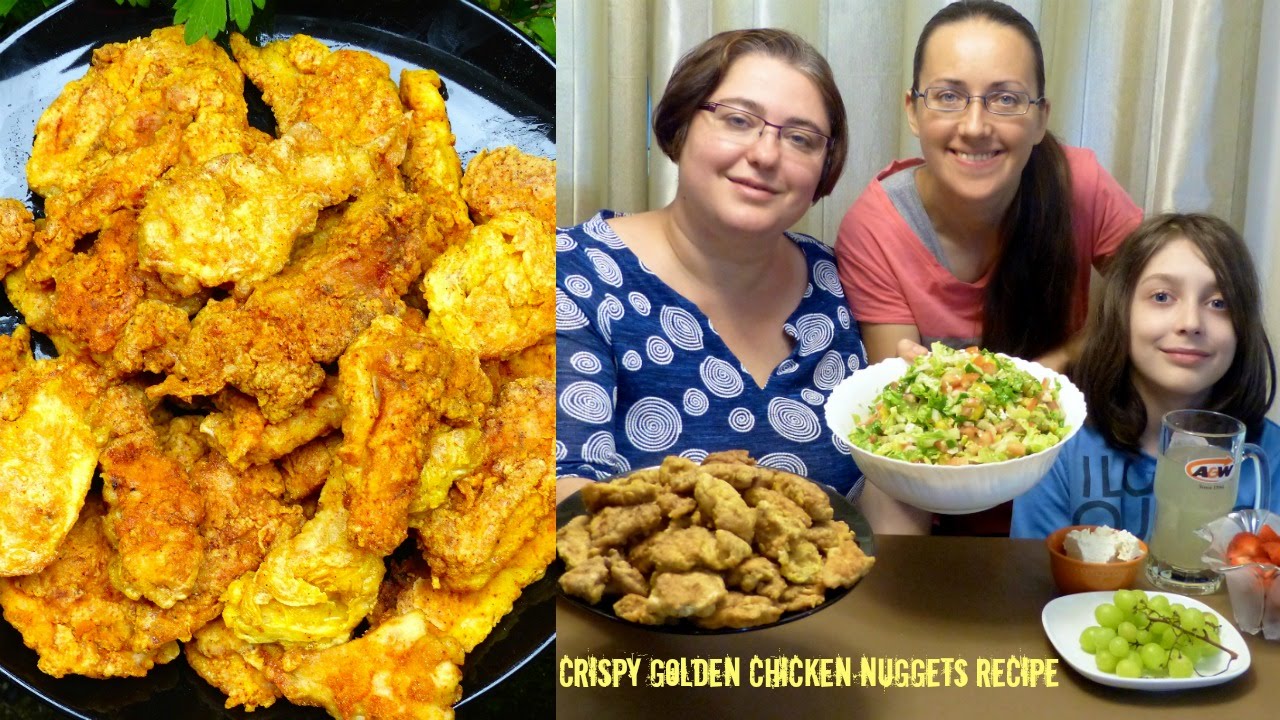 Crispy Golden Chicken Nuggets | Gay Family Mukbang (먹방) - Eating Show