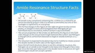 Lewis Structure, Resonance, and Hybridization of an Amide