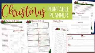 Printable Christmas Planner 2021 | Happy Planner Printable Planner Inserts