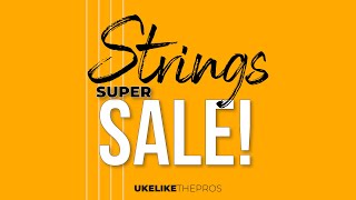 Ukulele Strings Super Sale 15% Off On The Ukulele Online Shop