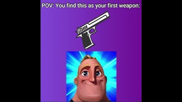 Thumbnail of The first gun you find | Surviv.io | Summit Memes